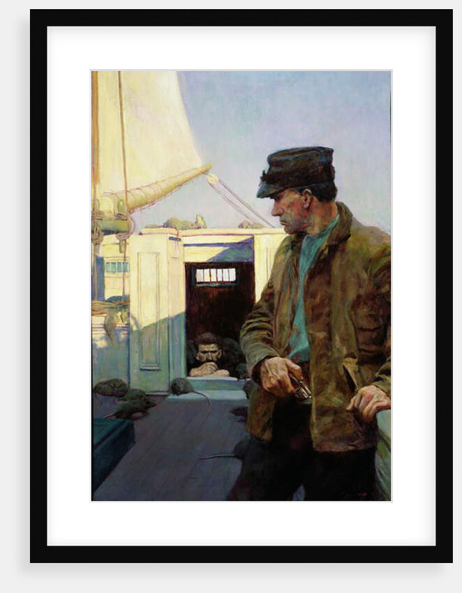 He Watched Me as a Cat Watches a Mouse by Howard Pyle