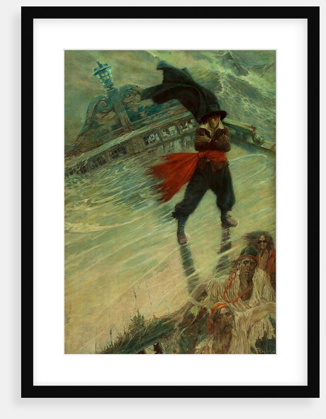 The Flying Dutchman, published in Collier's Weekly, December 8, 1900 by Howard Pyle