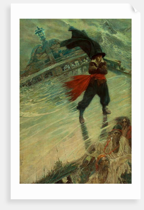 The Flying Dutchman, published in Collier's Weekly, December 8, 1900 by Howard Pyle