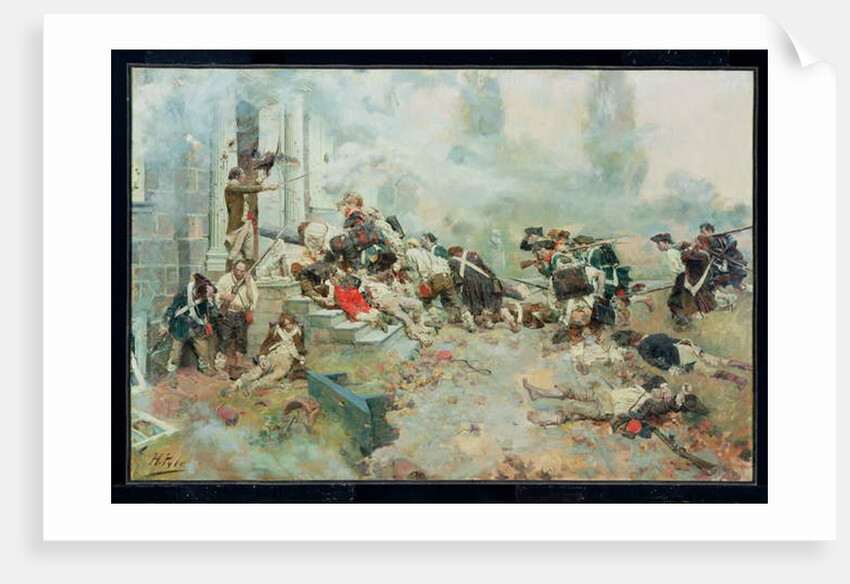 The Attack Upon the Chew House by Howard Pyle