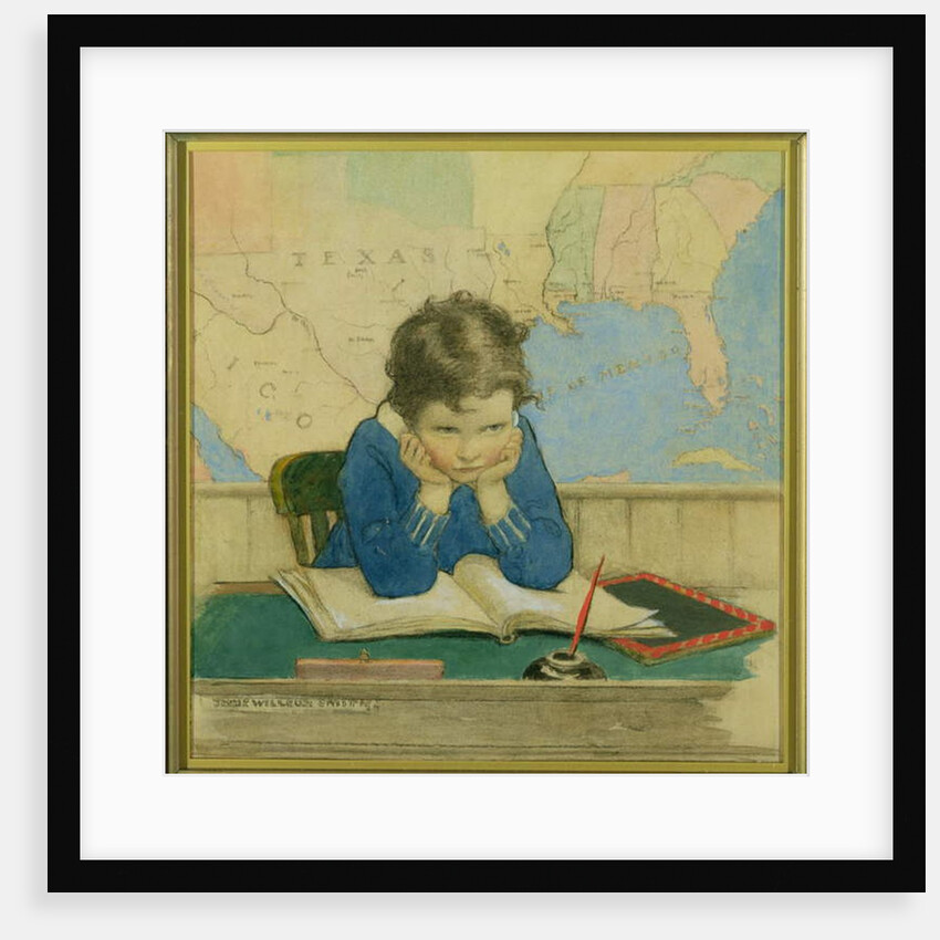 Cover illustration for Good Housekeeping magazine, October 1928 by Jessie Willcox Smith