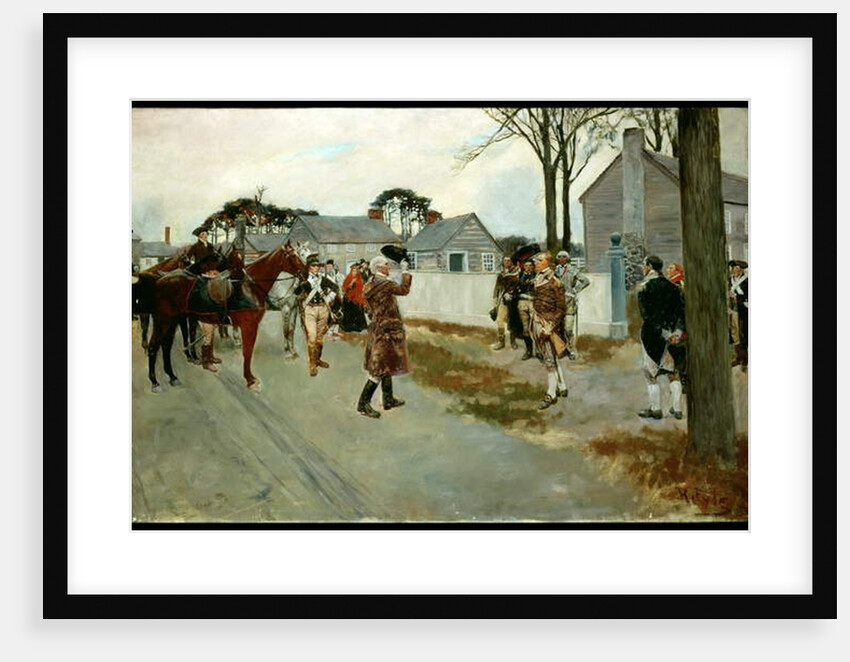 The Meeting of Greene and Gates at Charlotte, N.C. by Howard Pyle