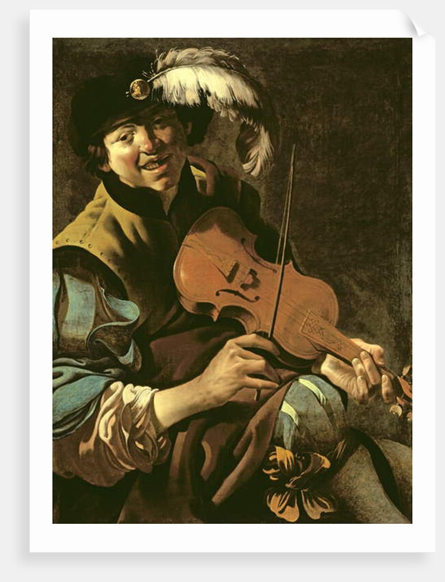 A Boy Violinist, 1626 by Hendrick Ter Brugghen