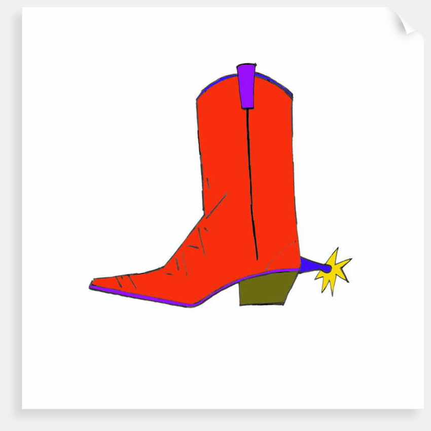 Cowboy Boot, 2017 by Daisy de Villeneuve