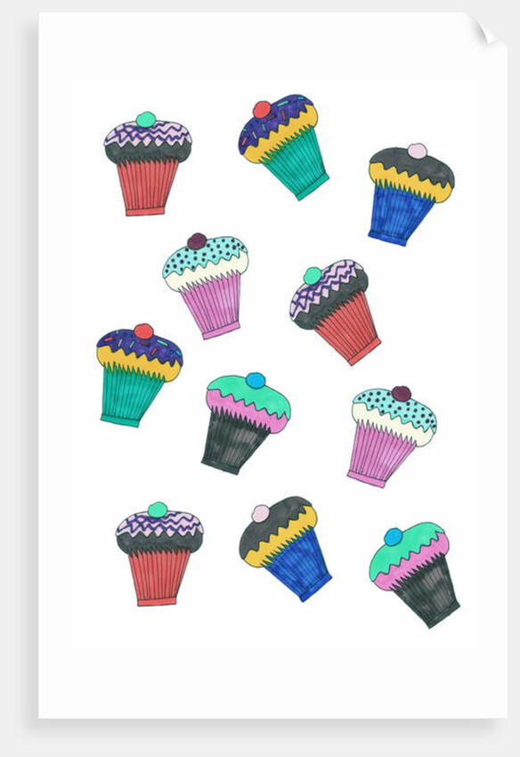 Cupcakes, 2017 by Daisy de Villeneuve