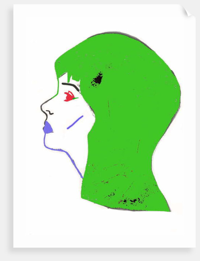 Green Head, 2017 by Daisy de Villeneuve