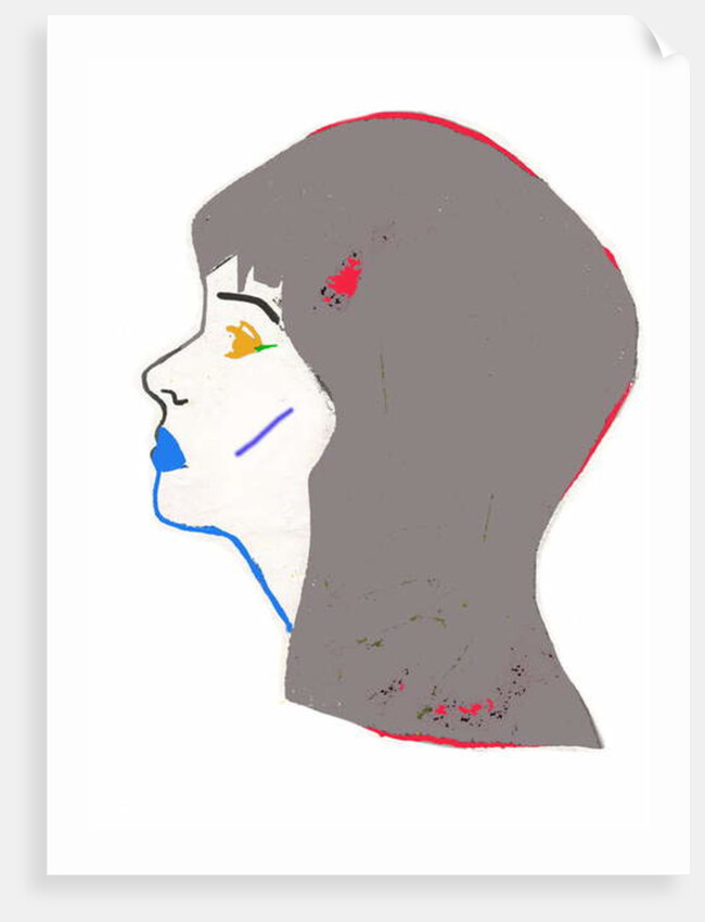 Grey Head, 2017 by Daisy de Villeneuve