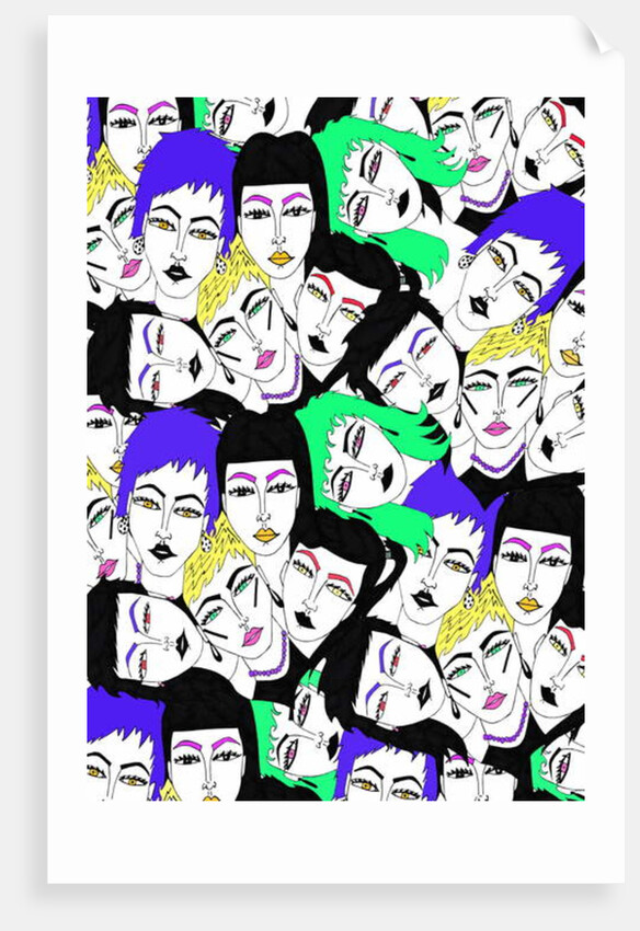 More Faces, 2017 by Daisy de Villeneuve