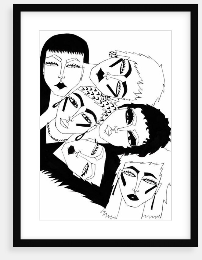 Faces, 2017 by Daisy de Villeneuve