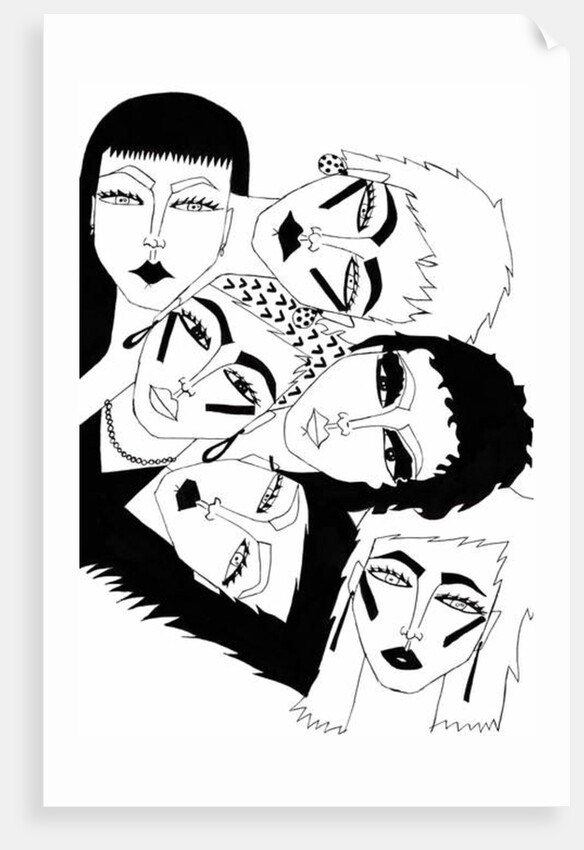 Faces, 2017 by Daisy de Villeneuve