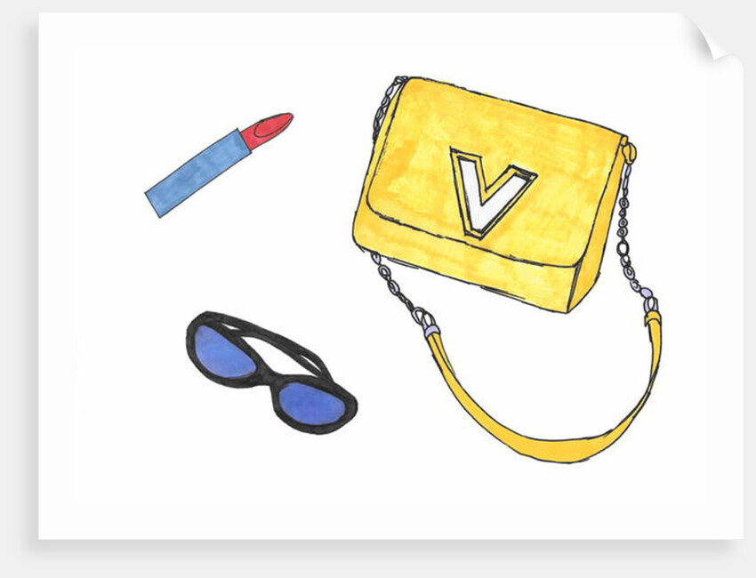 Yellow Bag, 2016 by Daisy de Villeneuve