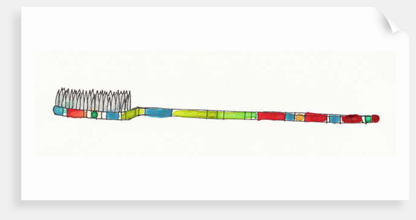 Toothbrush, 2017 by Daisy de Villeneuve