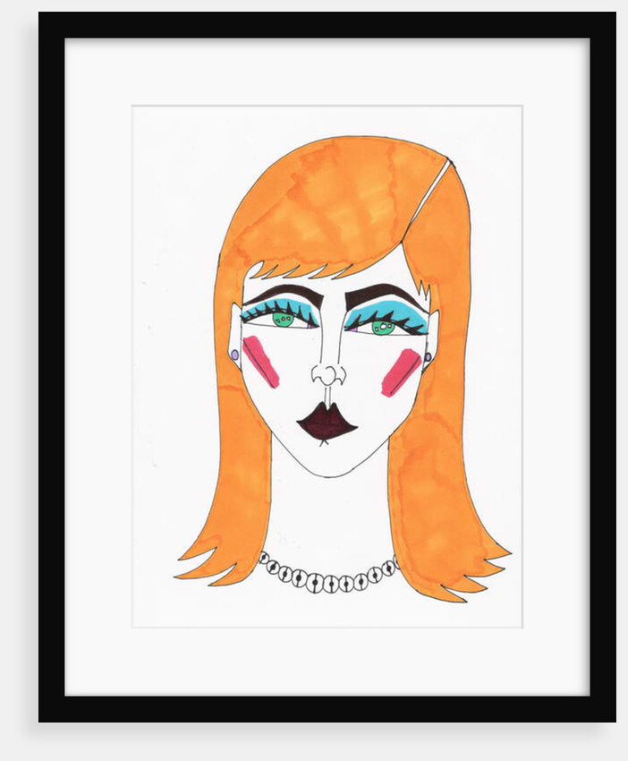 Blonde GirlBlue hair by Daisy de Villeneuve