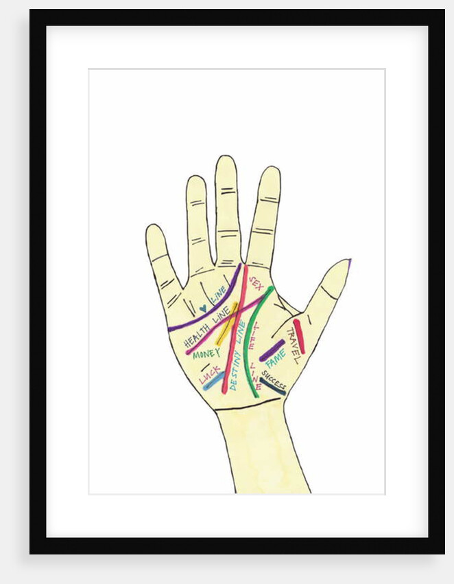 Palm Hand by Daisy de Villeneuve