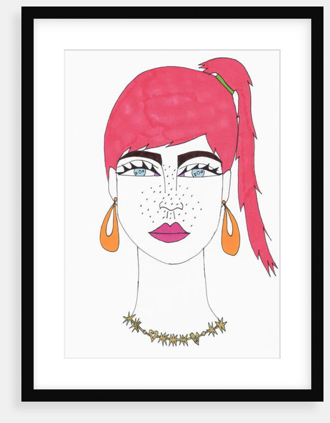 Girl with Freckles by Daisy de Villeneuve