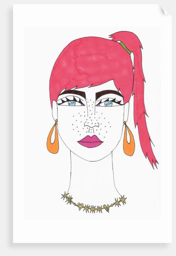 Girl with Freckles by Daisy de Villeneuve