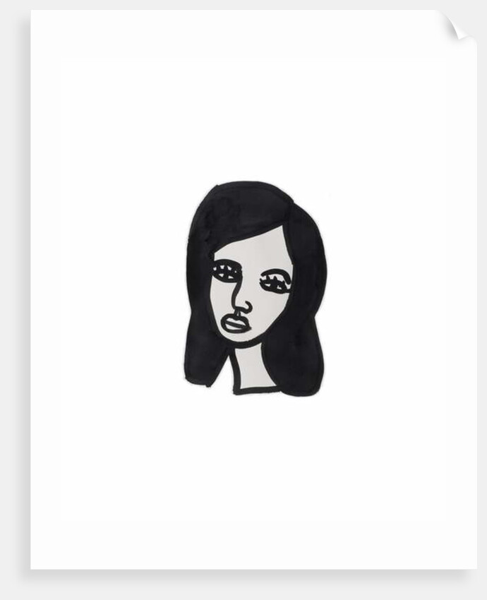 Dark Haired Girl by Daisy de Villeneuve