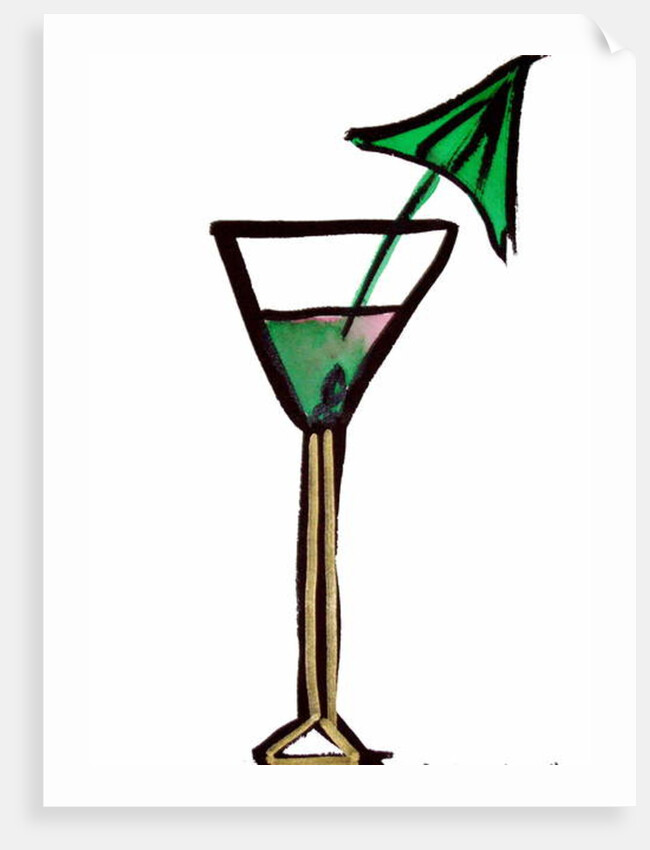 Cocktail Glass by Daisy de Villeneuve