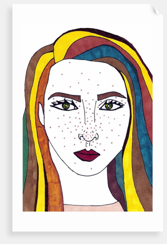 Self Portrait by Daisy de Villeneuve