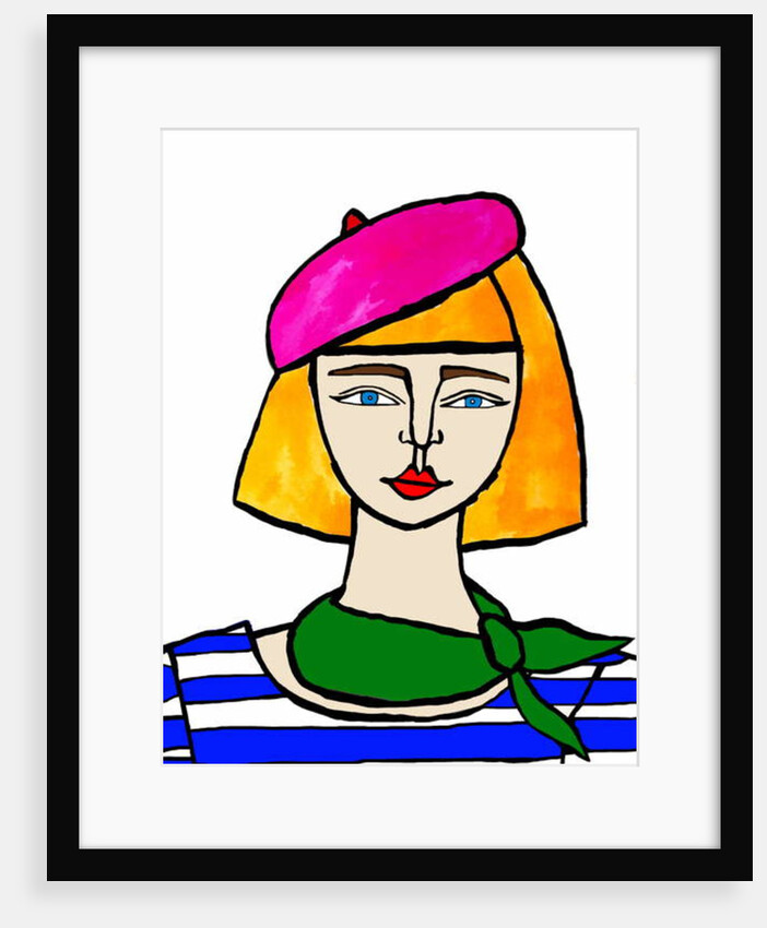 Girl with Beret by Daisy de Villeneuve