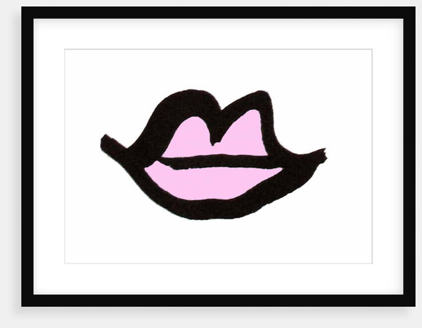 Pink Lips by Daisy de Villeneuve