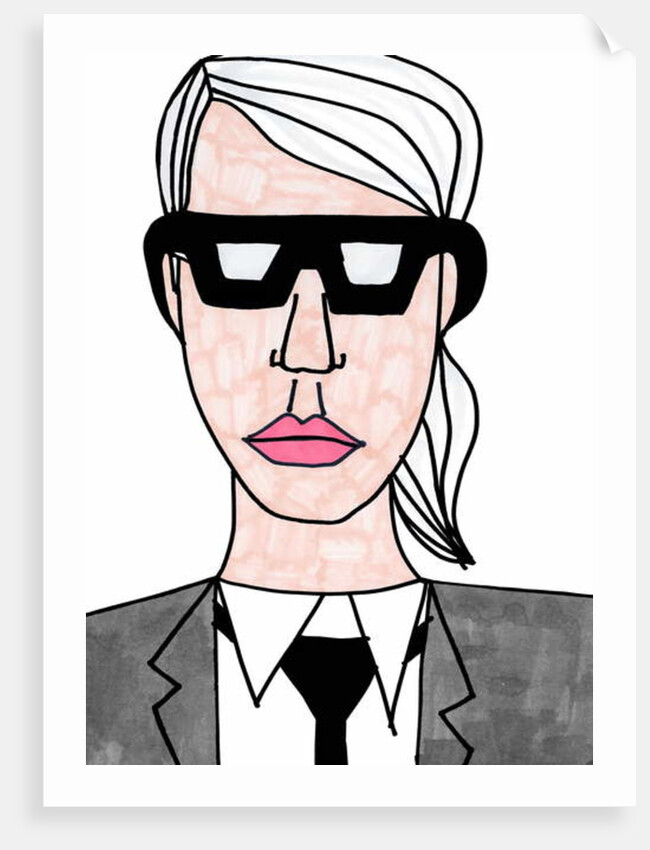 Karl Lagerfeld by Daisy de Villeneuve