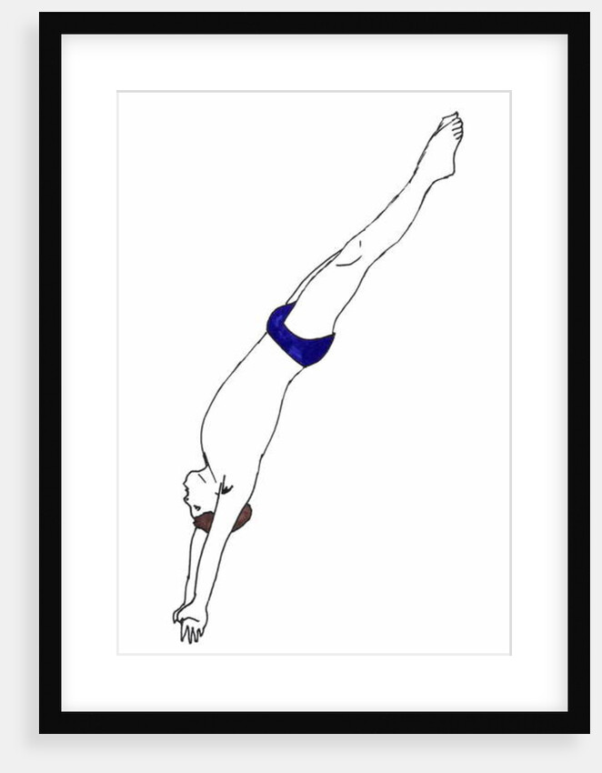 Diver, 2012 by Daisy de Villeneuve