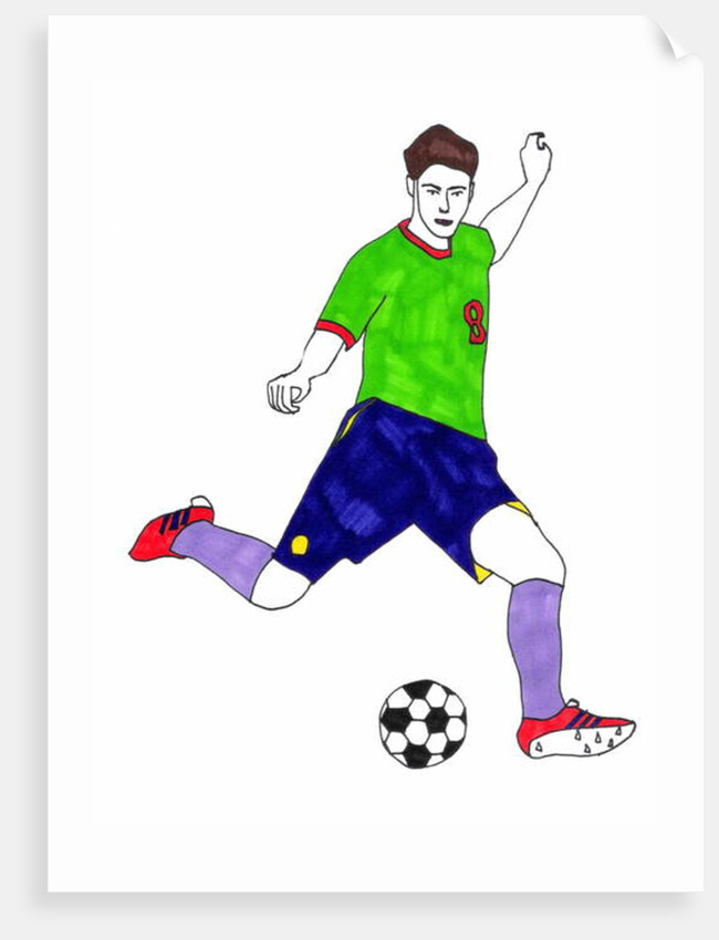 Footballer, 2012 by Daisy de Villeneuve