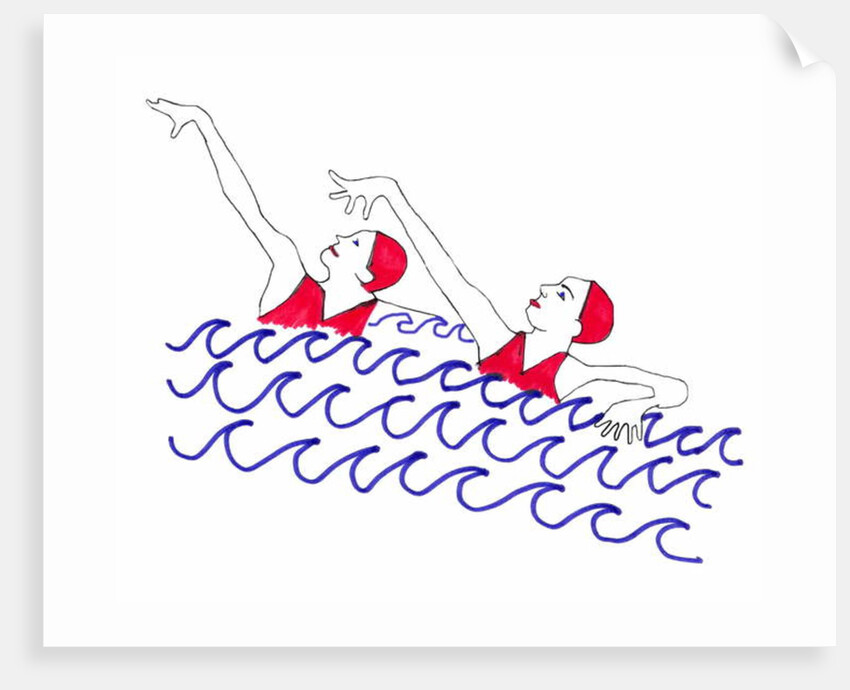 Synchronised Swimmers by Daisy de Villeneuve