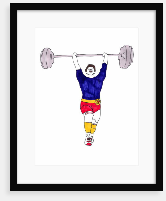 Weight Lifter by Daisy de Villeneuve
