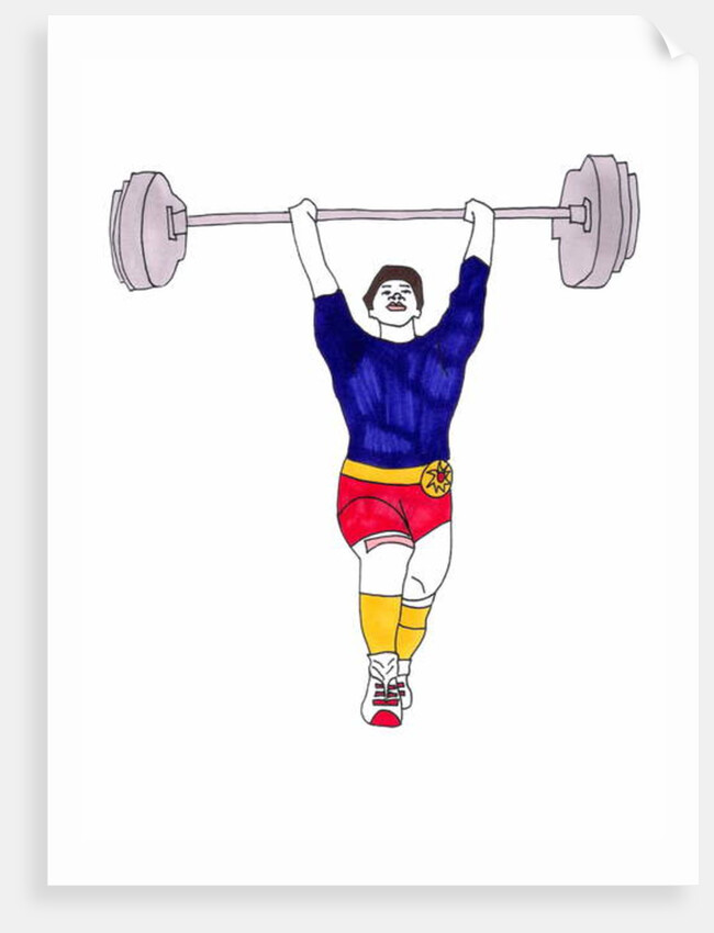 Weight Lifter by Daisy de Villeneuve
