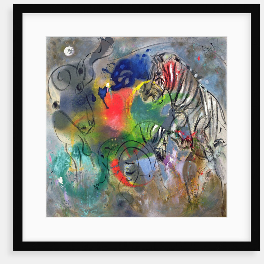 Zebra Mares, 1988 by Jane Deakin