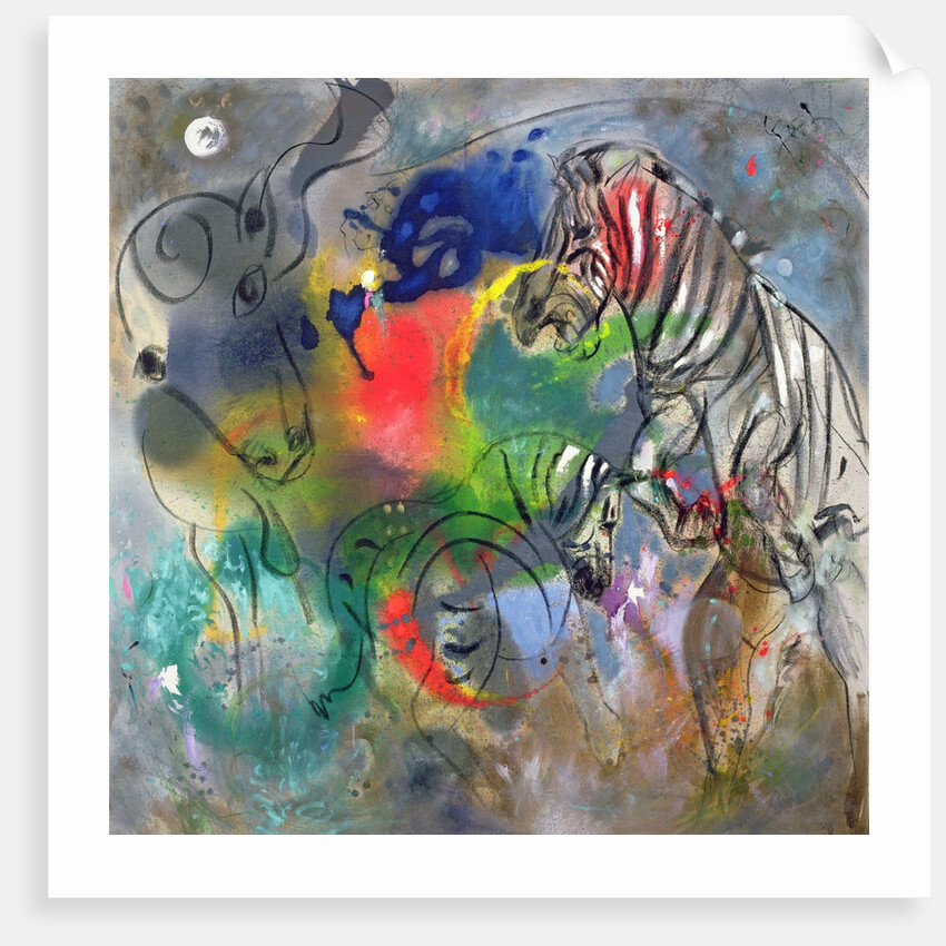 Zebra Mares, 1988 by Jane Deakin