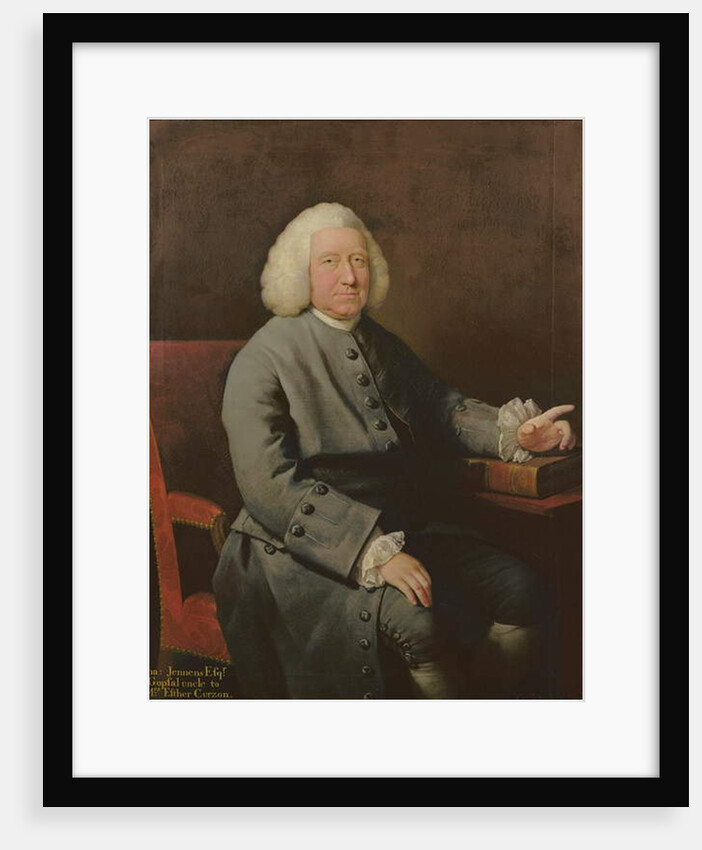 Portrait of Charles Jennens, patron and friend of Handel by Mason Chamberlin