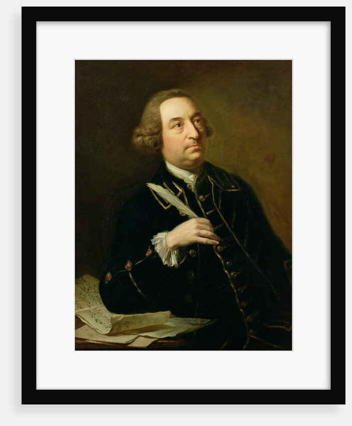 Portrait of John Christopher Smith, musician and amanuensis of Handel by Johann Zoffany