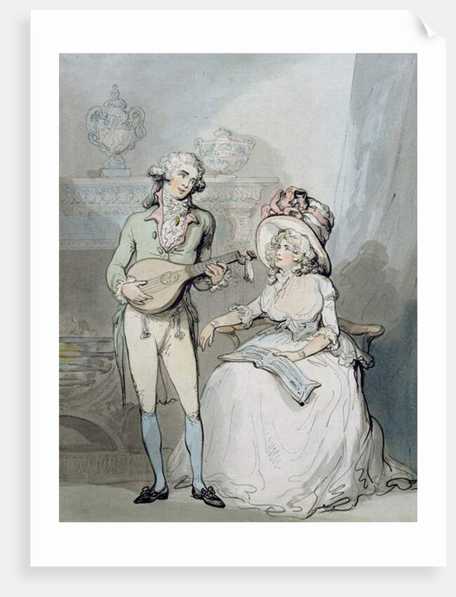 The Duet by Thomas Rowlandson