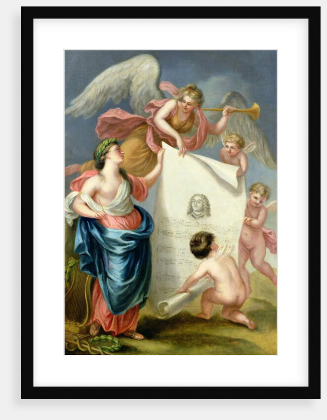 Allegorical study for a memorial print of Handel by Giovanni Battista Cipriani