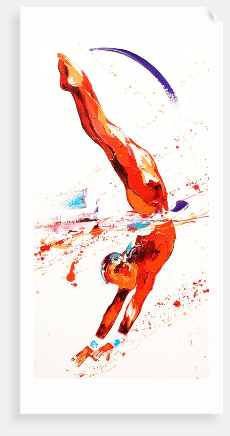 Gymnast Three, 2010 by Penny Warden