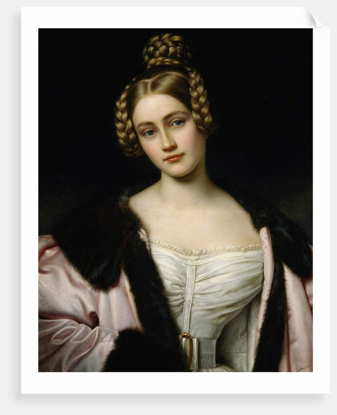 Portrait of Caroline Grafin Holnstein, 1834 by Joseph Carl Stieler