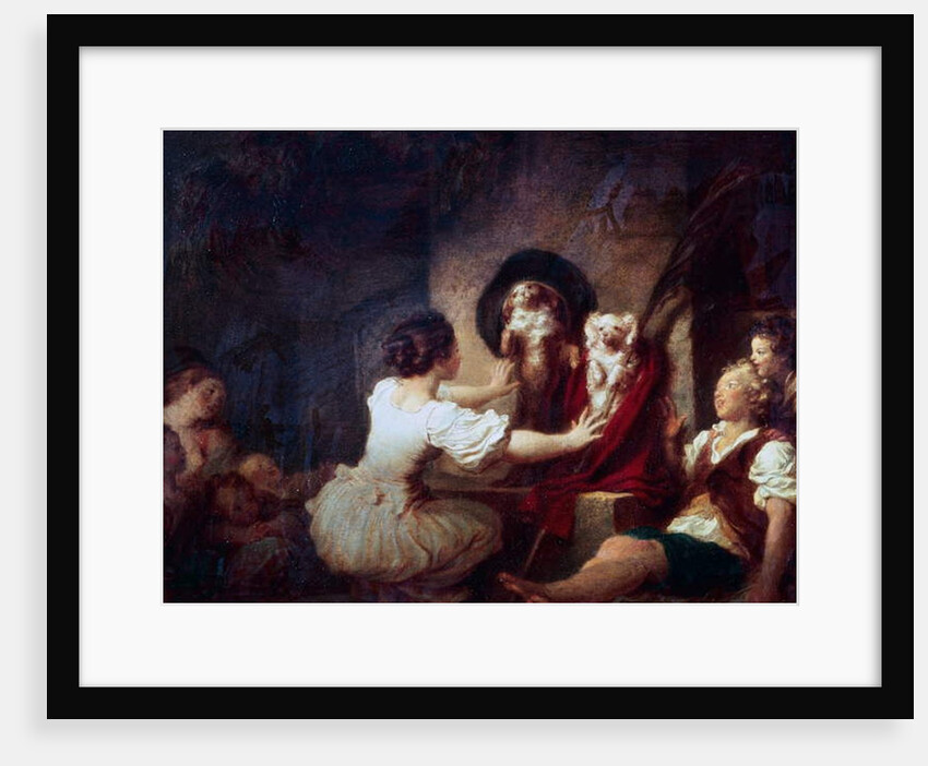 Education is all, 1780 by Jean-Honore Fragonard