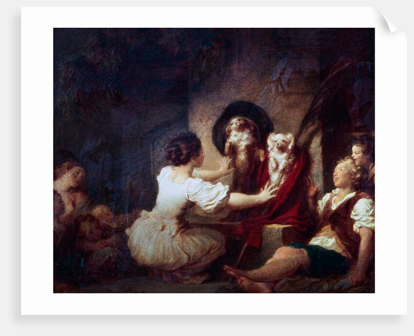 Education is all, 1780 by Jean-Honore Fragonard
