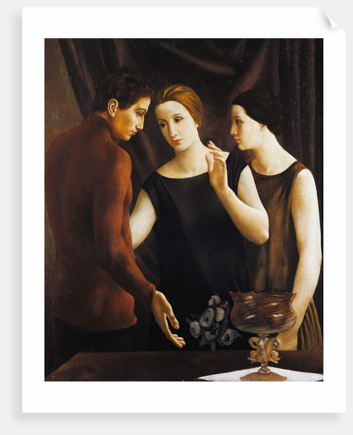 The Prodigal brother, 1924 by Ubaldo Oppi