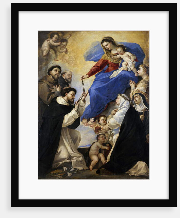 Our Lady of the Rosary, 1657, by Luca Giordano by Luca Giordano
