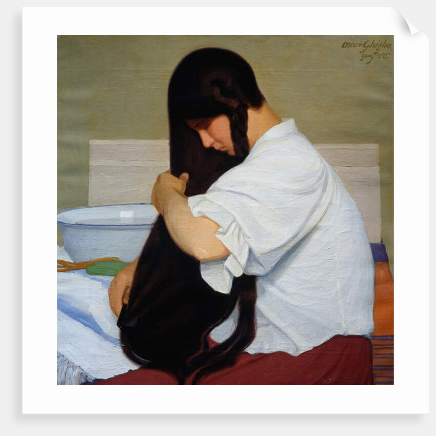 White shirt, 1909 by Oscar Ghiglia