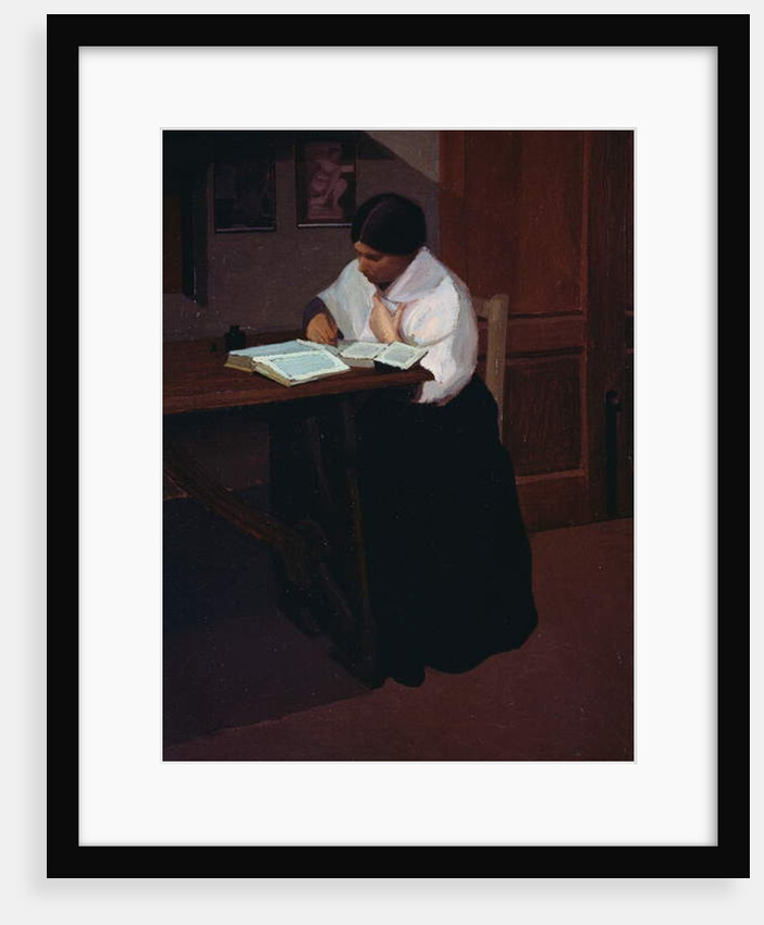 Woman writing, 1908 by Oscar Ghiglia