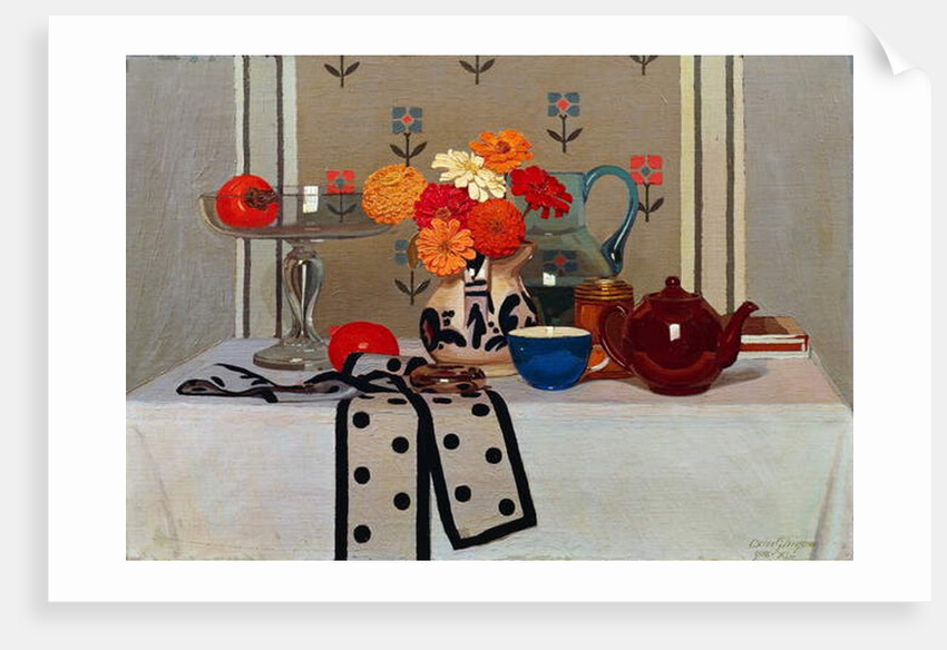 Laden table, 1908 by Oscar Ghiglia