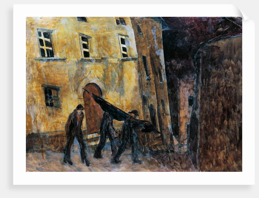 Funeral of an anarchist, 1912-1914 by Lorenzo Viani