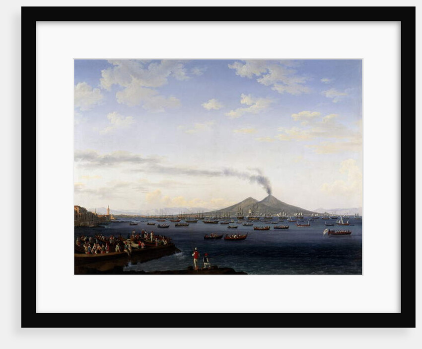 The return of the fleet from Algeria to the Bay of Naples, 1787 by Jacob-Philippe Hackert