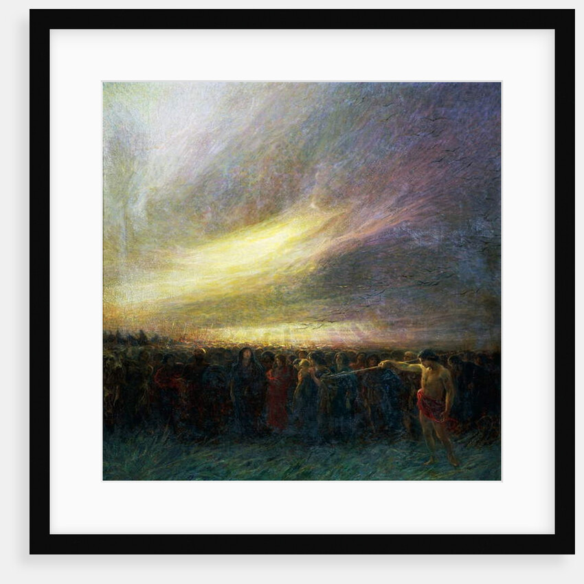 Migrations of men, 1904, by Plinio Nomellini by Plinio Nomellini