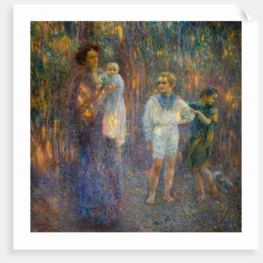 Younger sister, 1911, by Plinio Nomellini by Plinio Nomellini